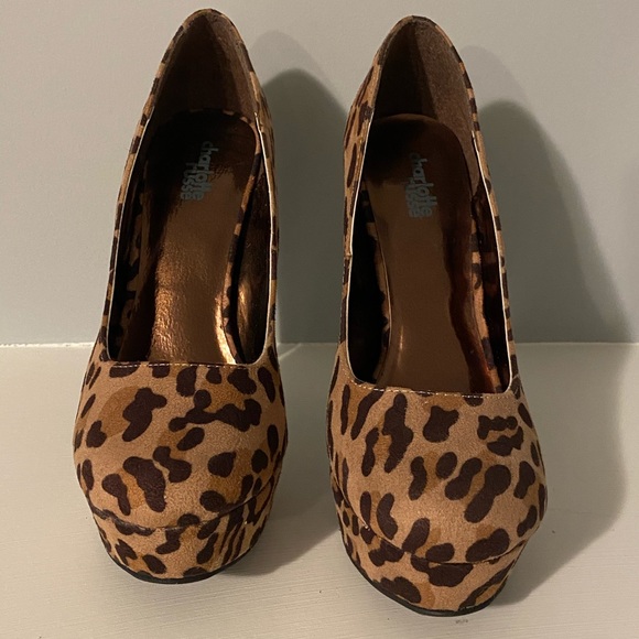 NWOT cheetah heels - Picture 2 of 4